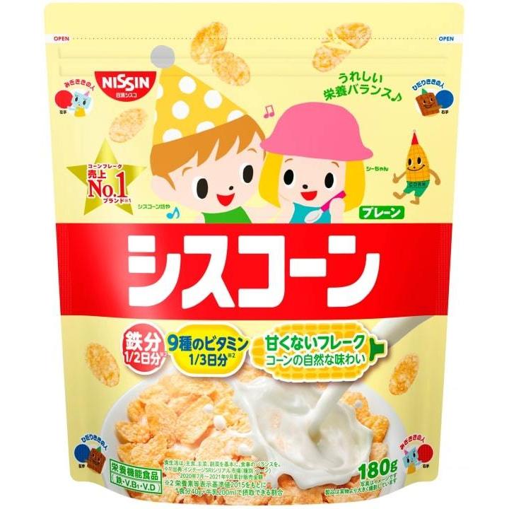 Nissin Cisco Ciscorn Plain Corn Flakes 180g